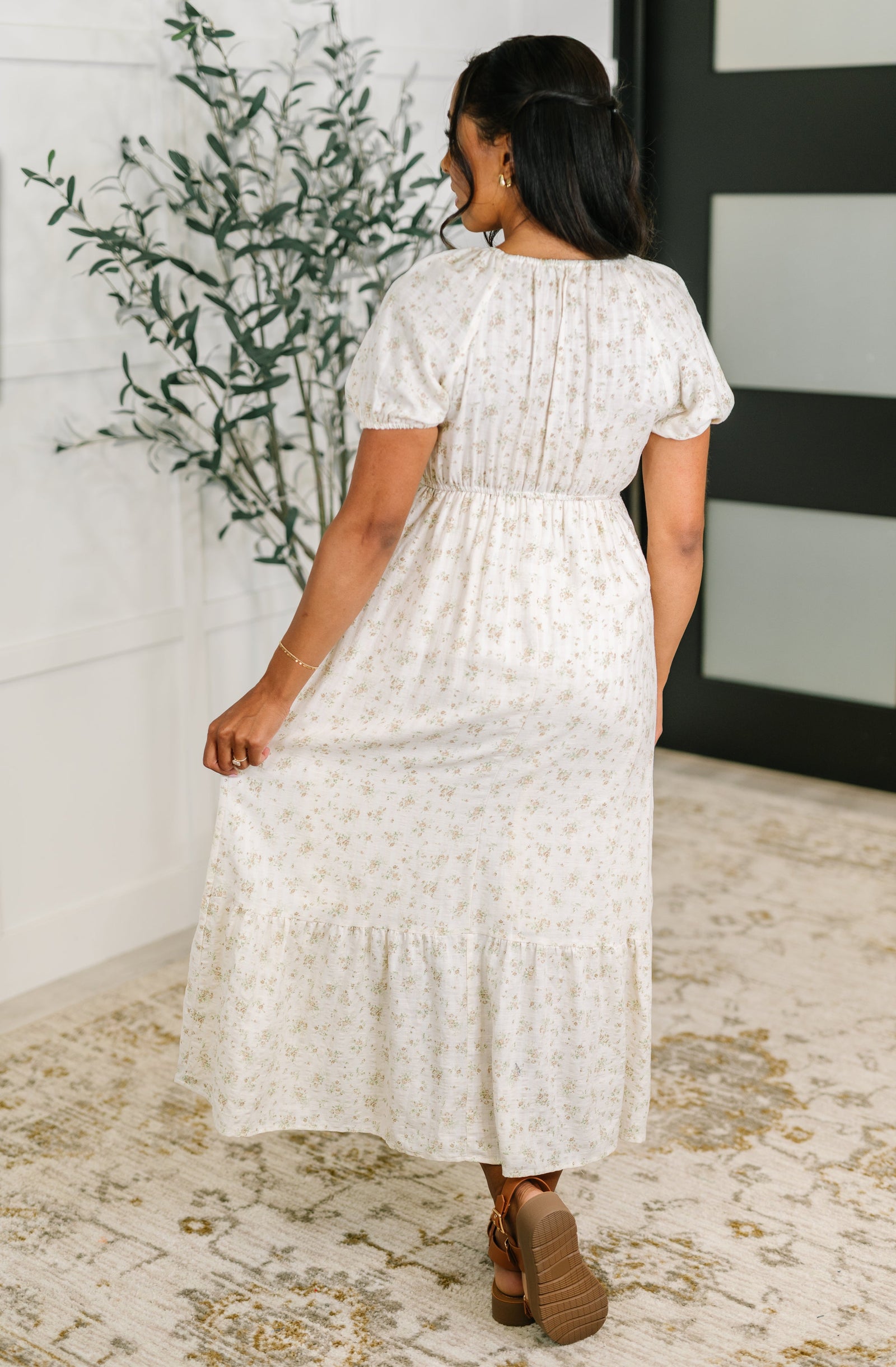 Angelcore Square Neck Dress