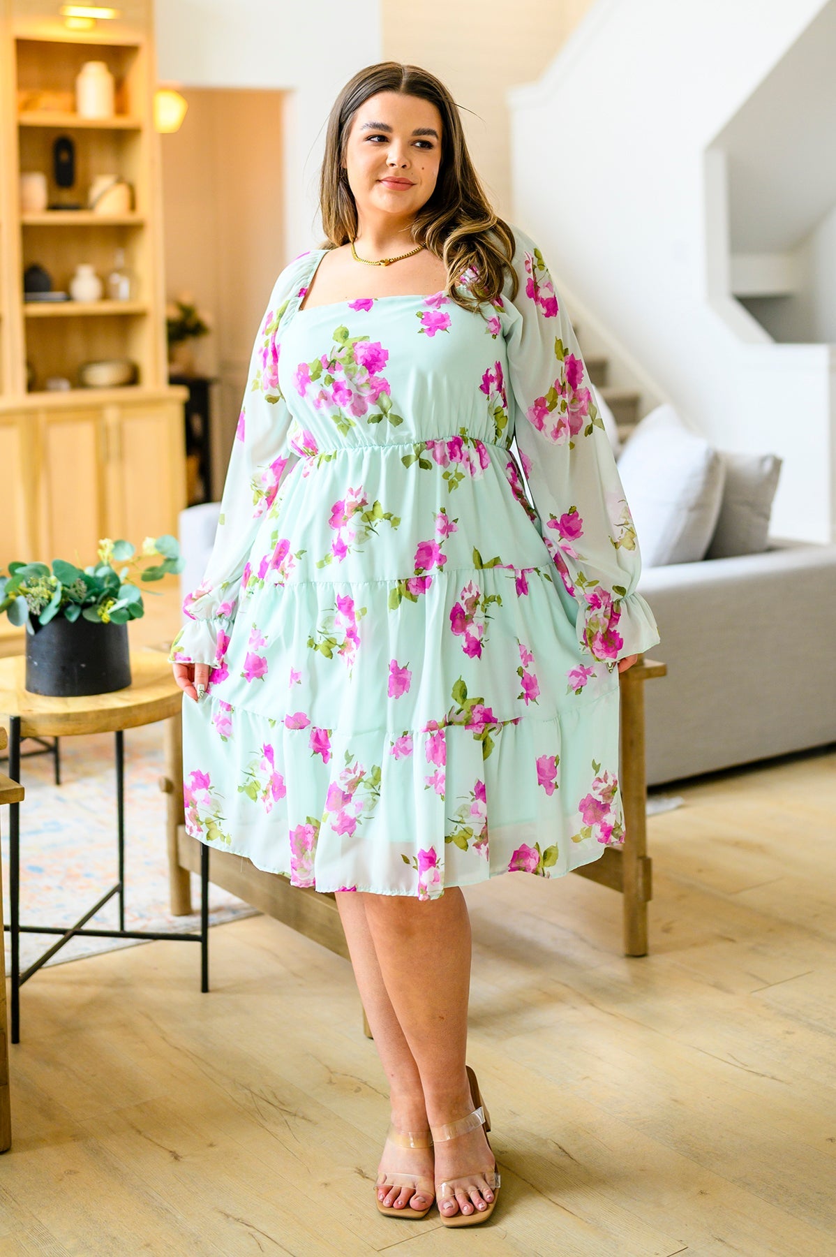 Delightfully Yours Floral Dress