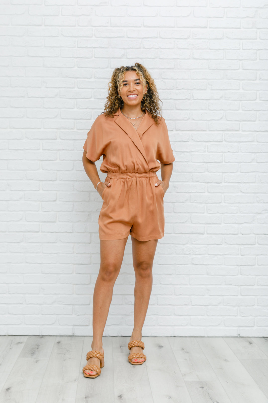 Midtown Romper Womens