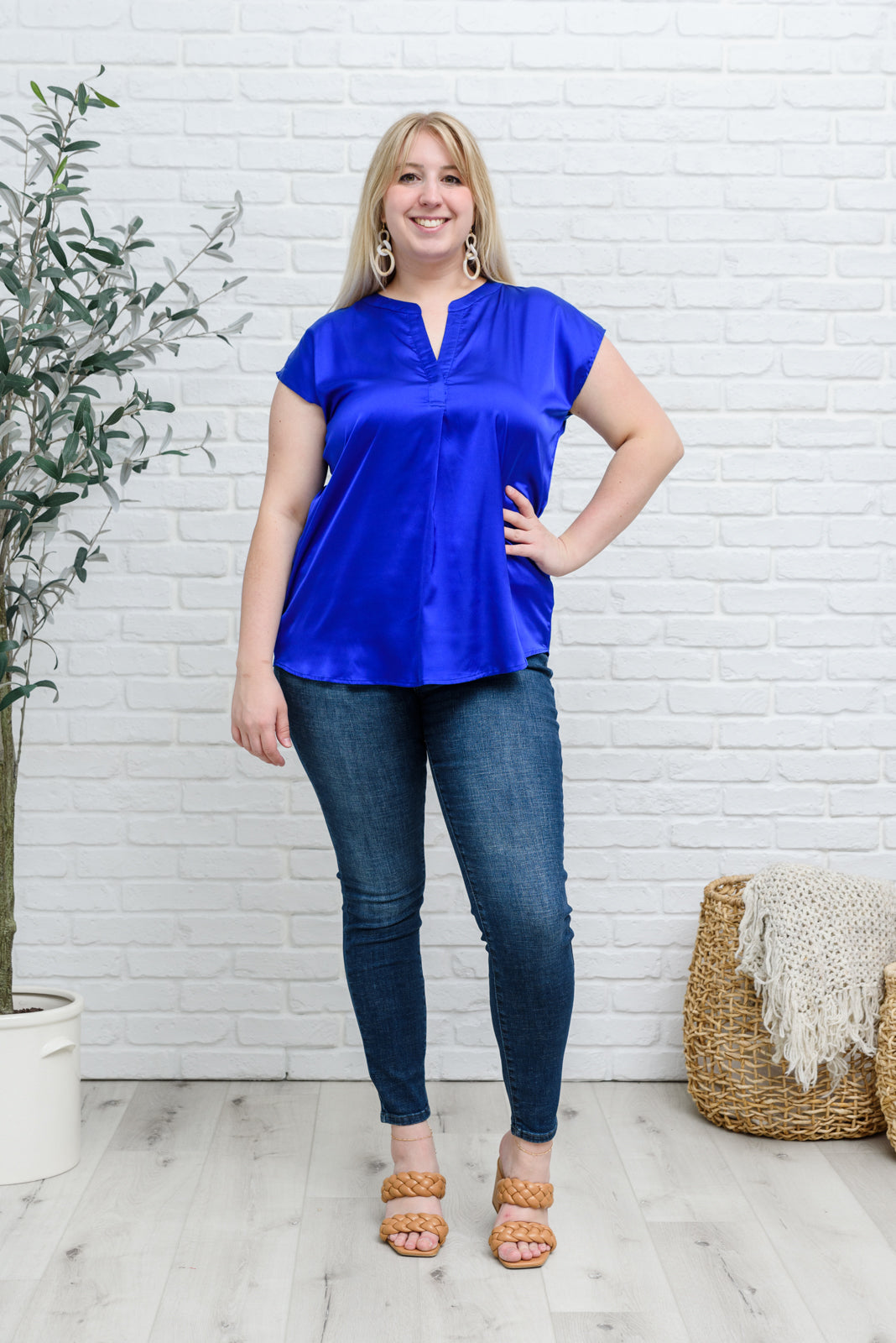 Isn't it Ironic Shirt in Blue Womens
