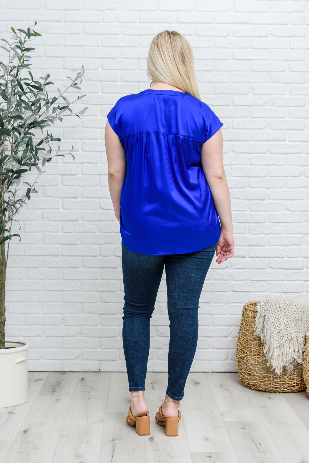 Isn't it Ironic Shirt in Blue Womens