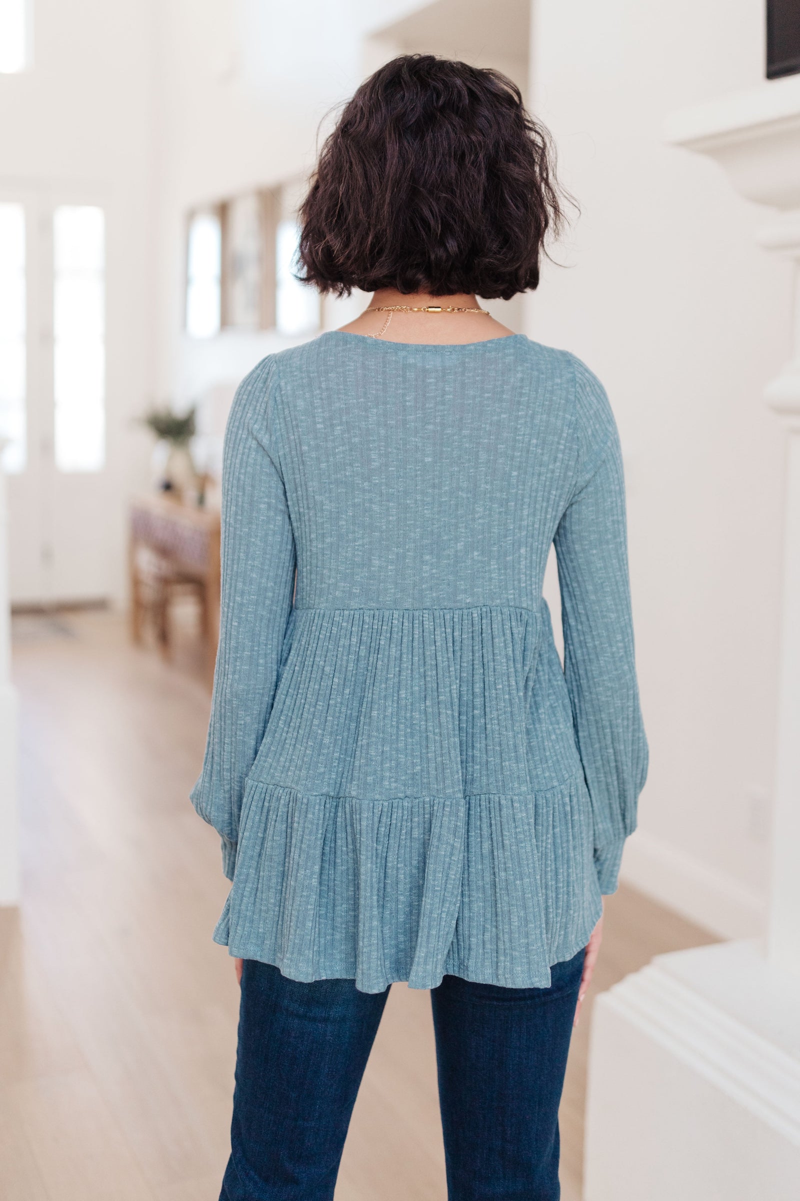 Blue Pathways Top Womens