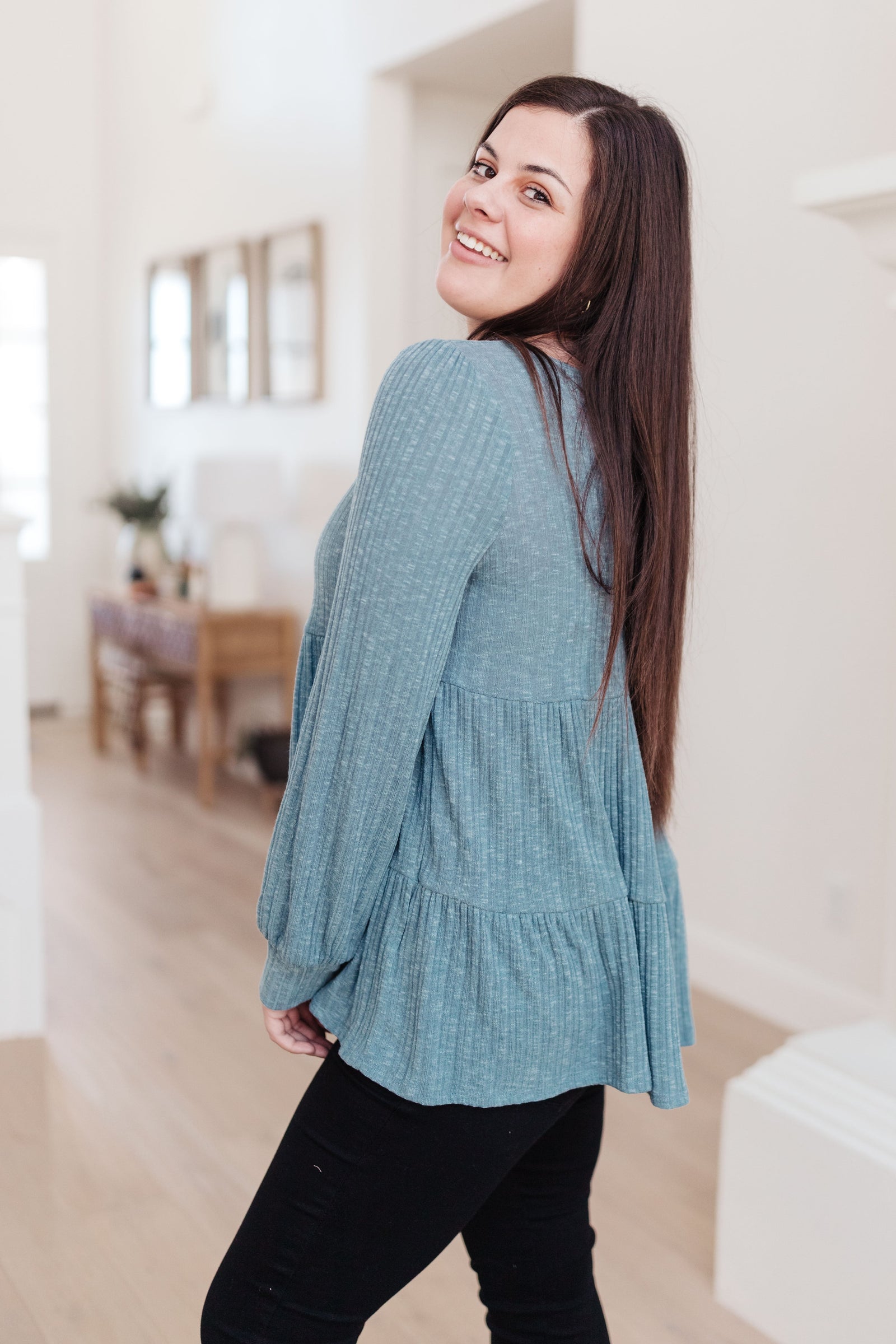 Blue Pathways Top Womens