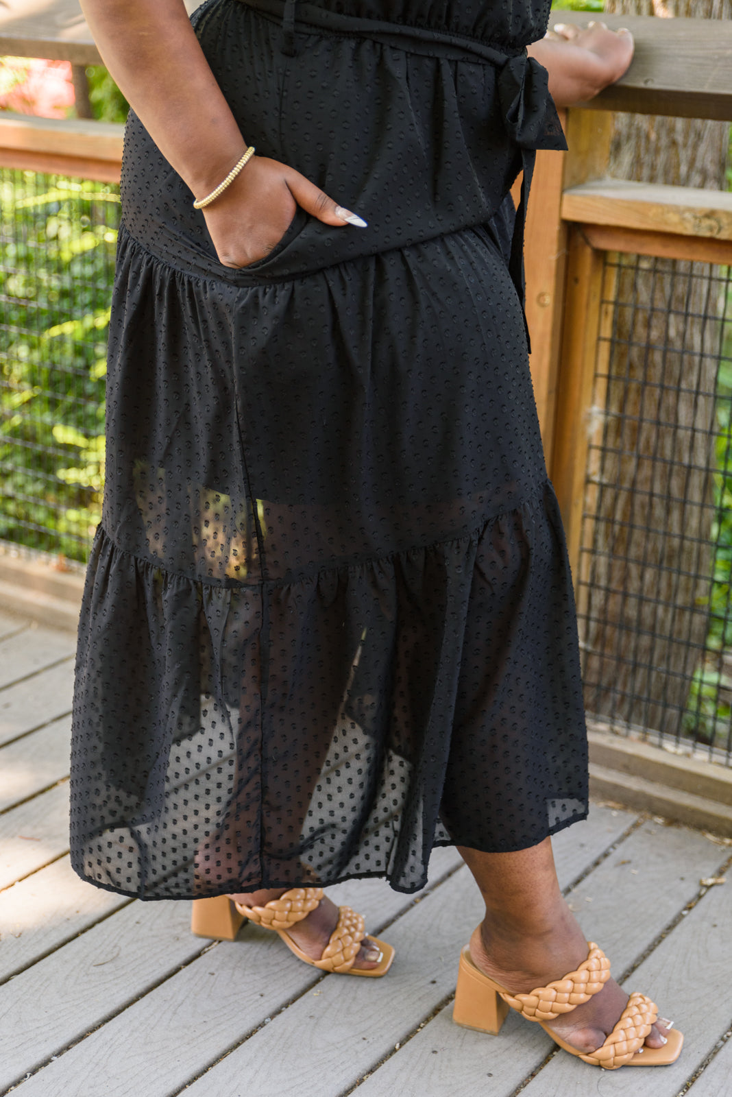 Check Mate Maxi Dress Womens