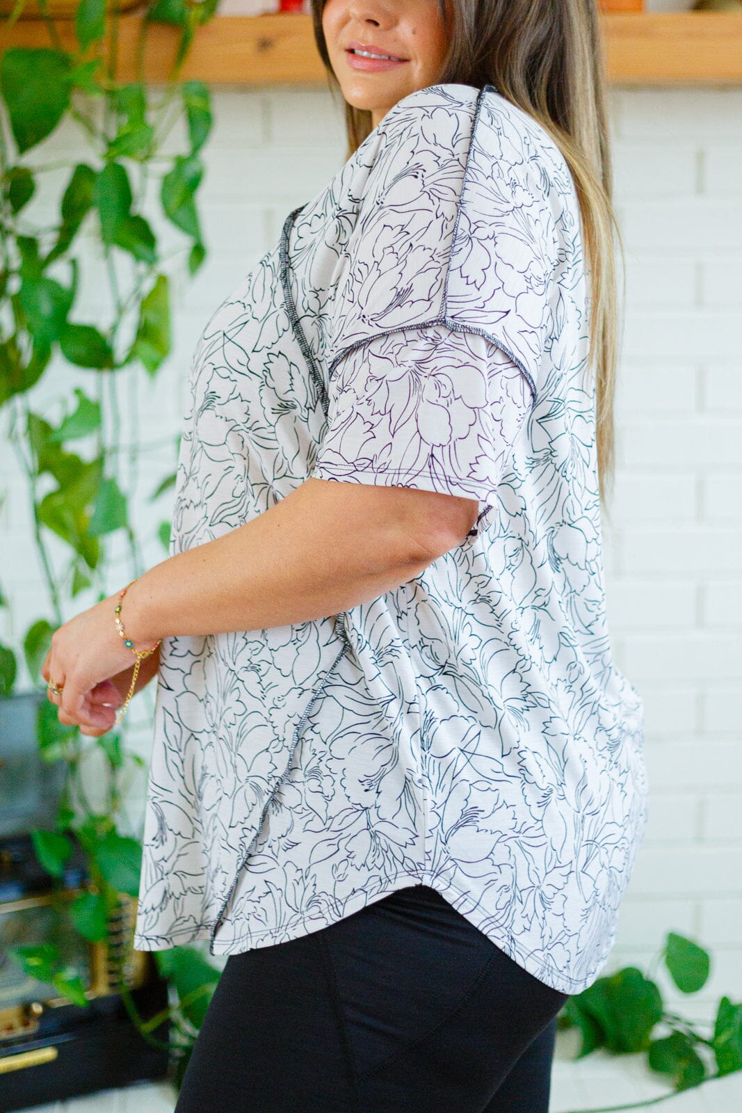 Endless Joy Floral Top Womens