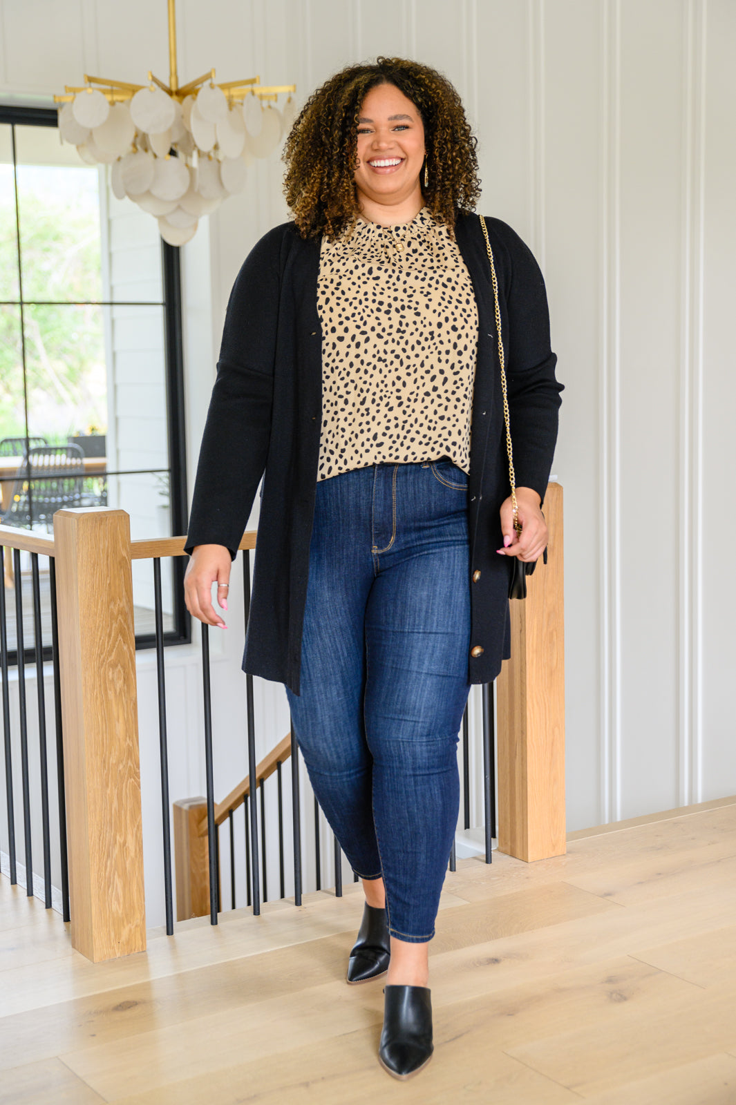 Georgia Back Yoke Skinny Jeans with Phone Pocket Womens