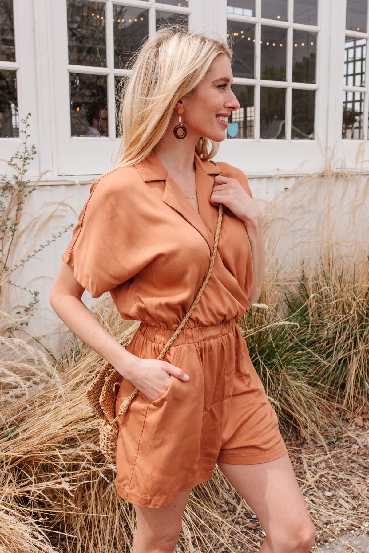 Midtown Romper Womens
