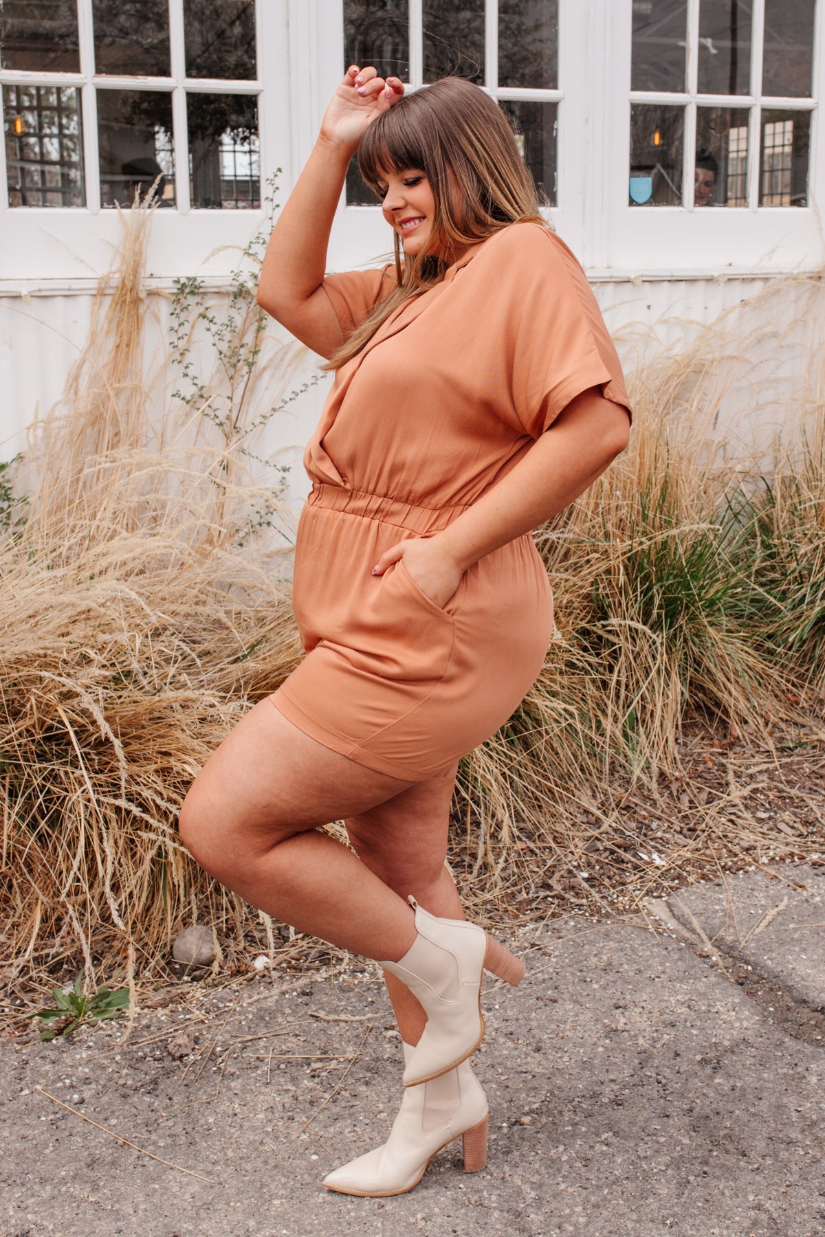 Midtown Romper Womens
