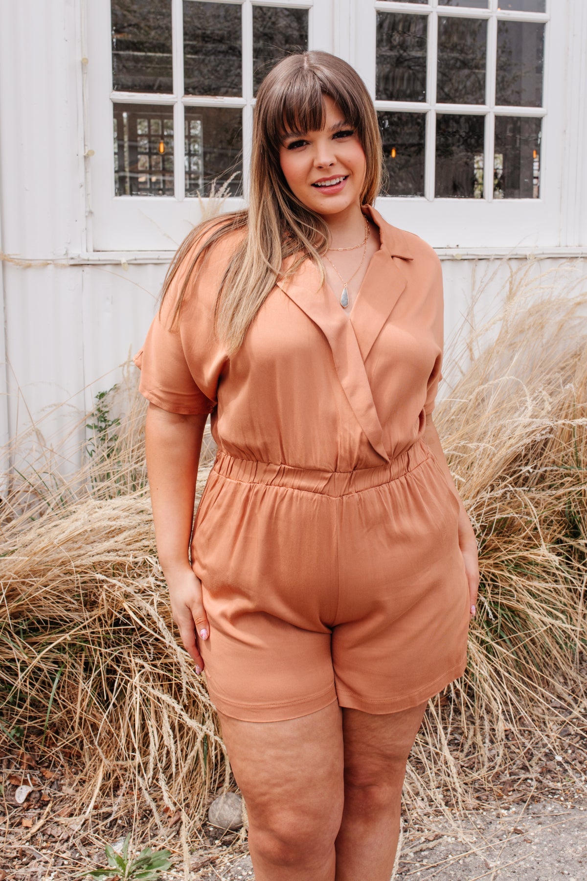 Midtown Romper Womens