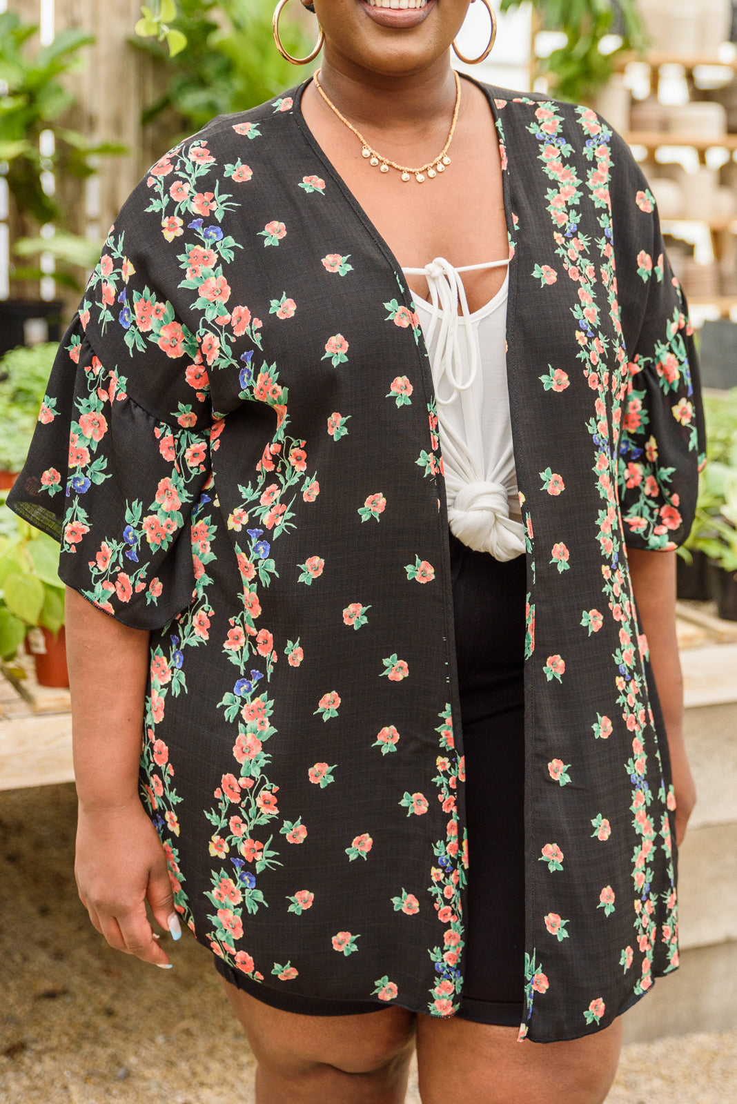 Moment in Time Kimono Womens
