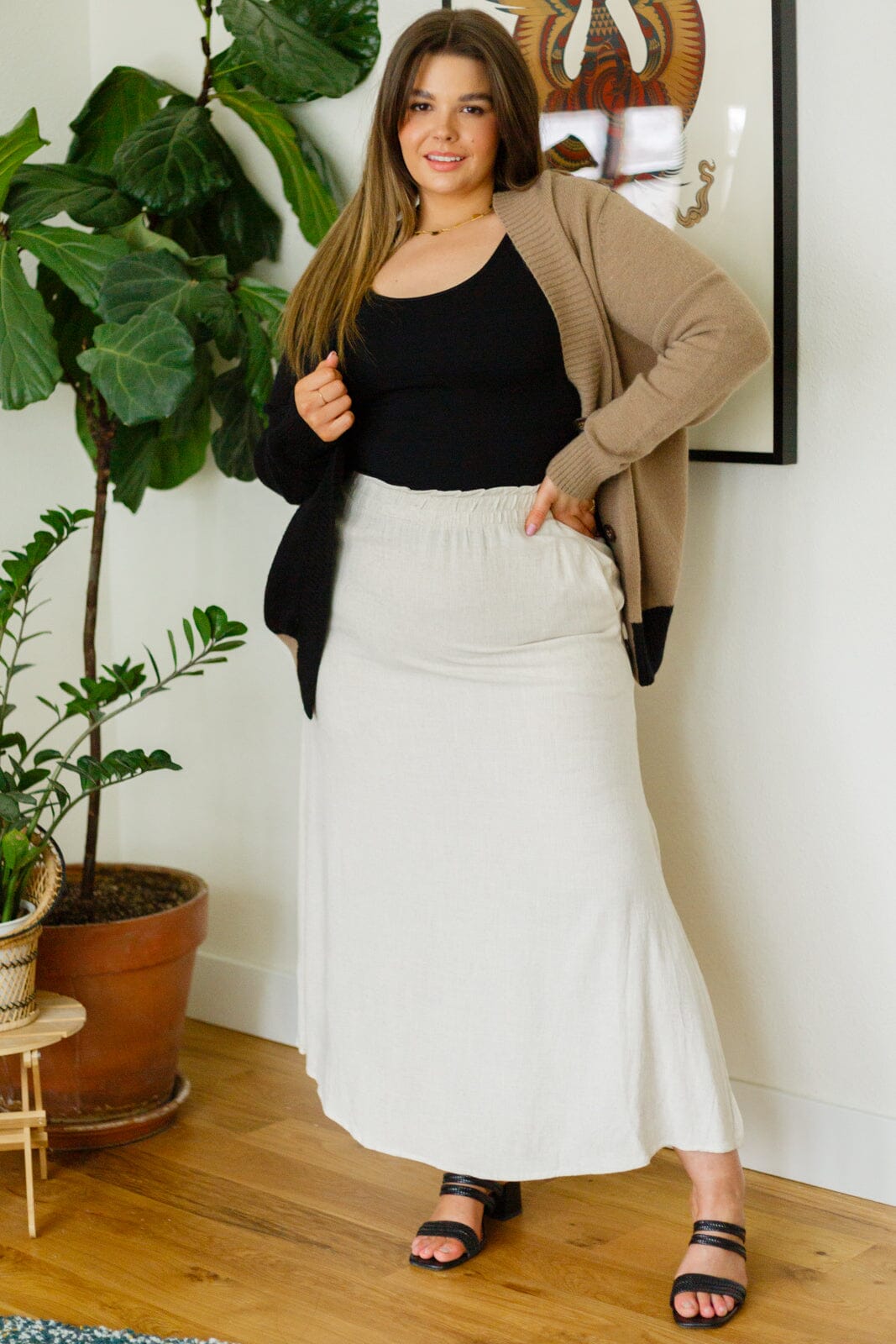 Two Hearts Meet Maxi Skirt Womens