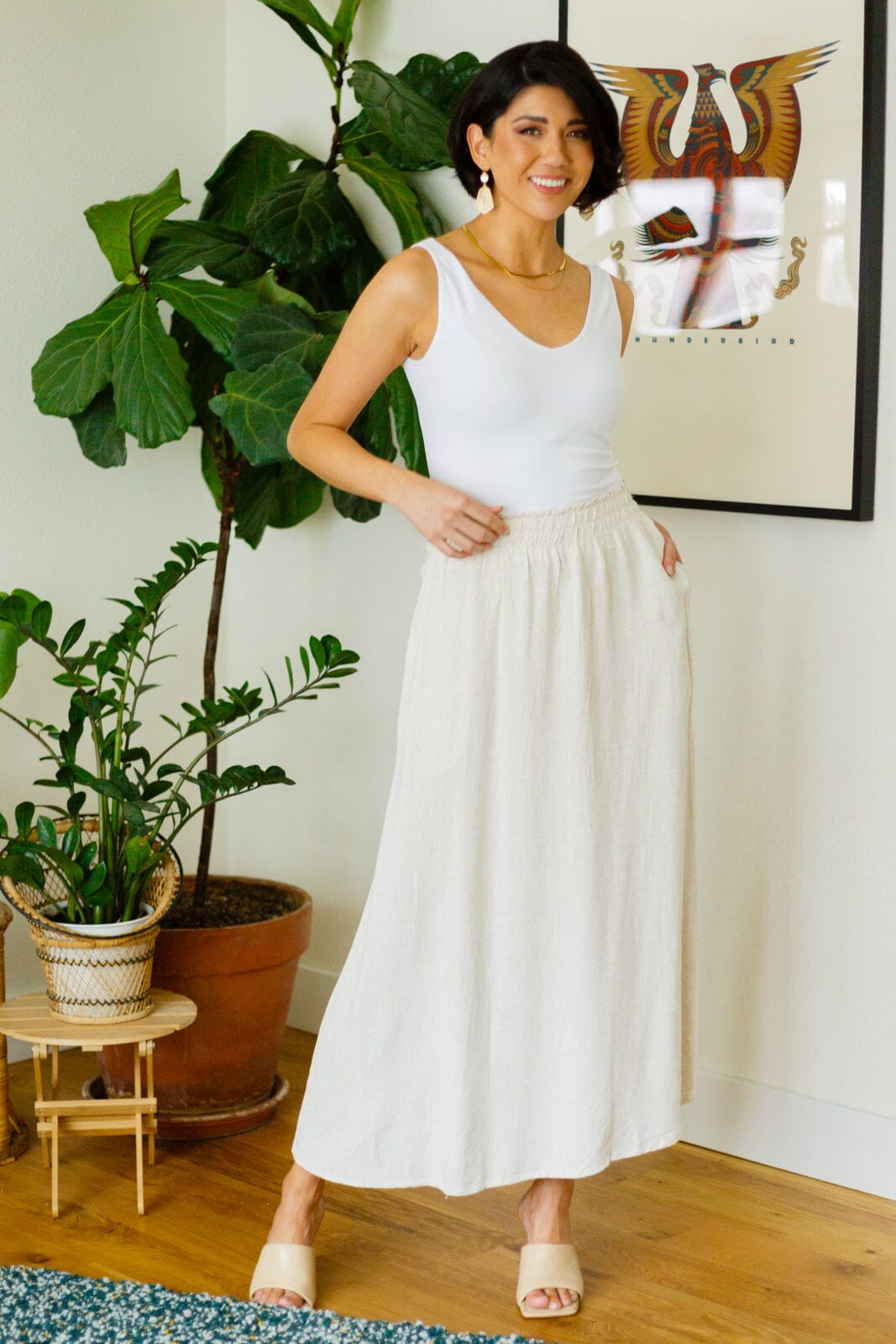 Two Hearts Meet Maxi Skirt Womens