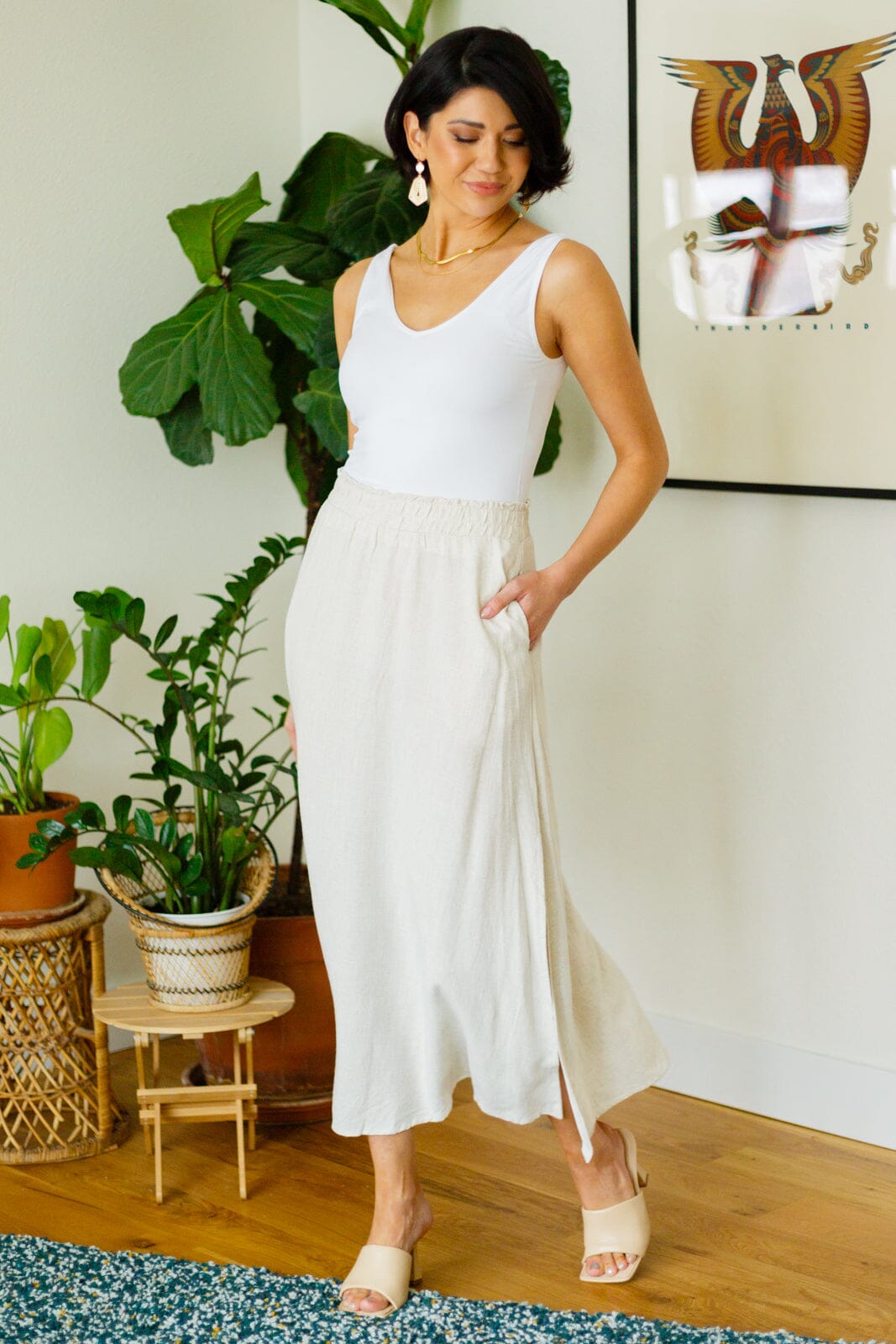 Two Hearts Meet Maxi Skirt Womens