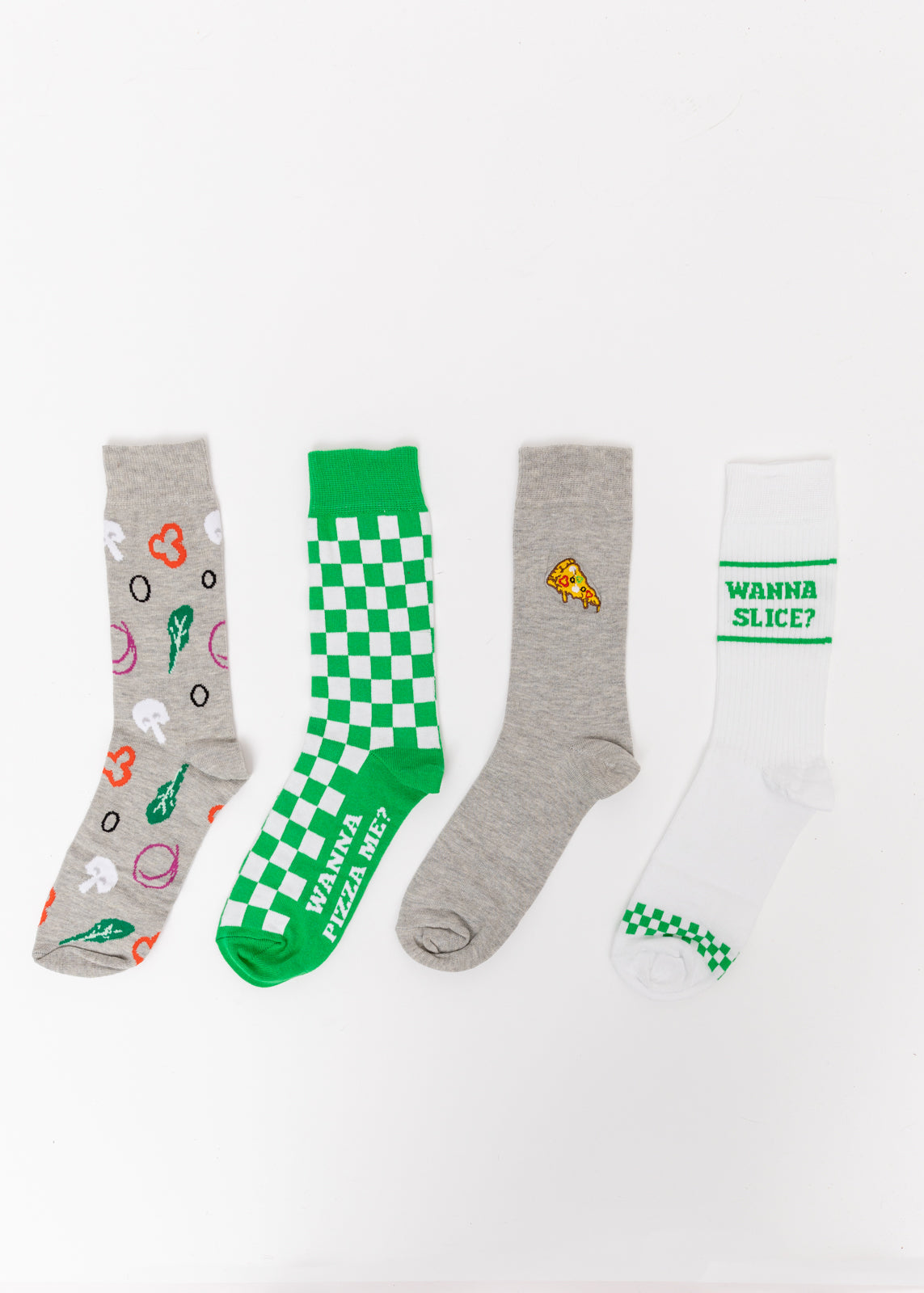 Veggie Pizza Sock Set Womens