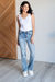 Alana Mid Rise Clean Bootcut Jeans