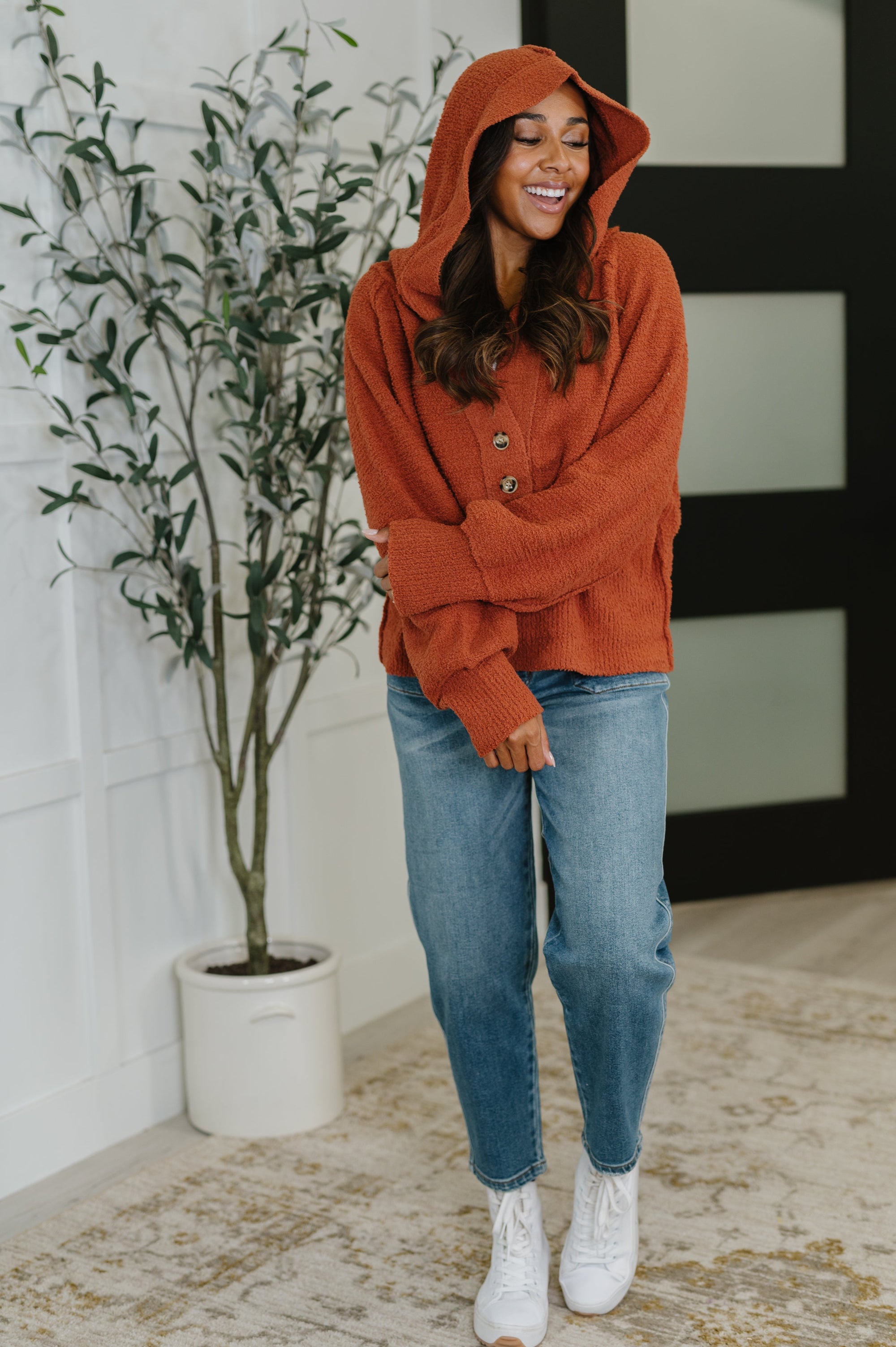 All For Me Henley Sweater