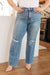 Bree High Rise Control Top Distressed Straight Jeans