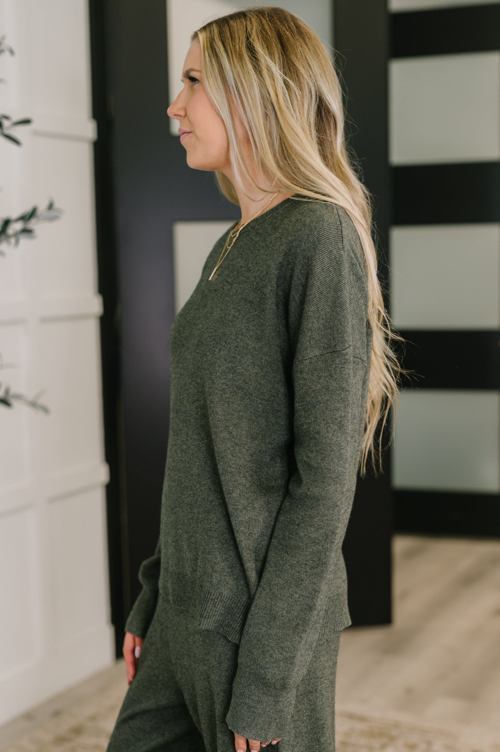 Clove Sweater in Moss
