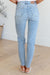 Eloise Mid Rise Control Top Distressed Skinny Jeans