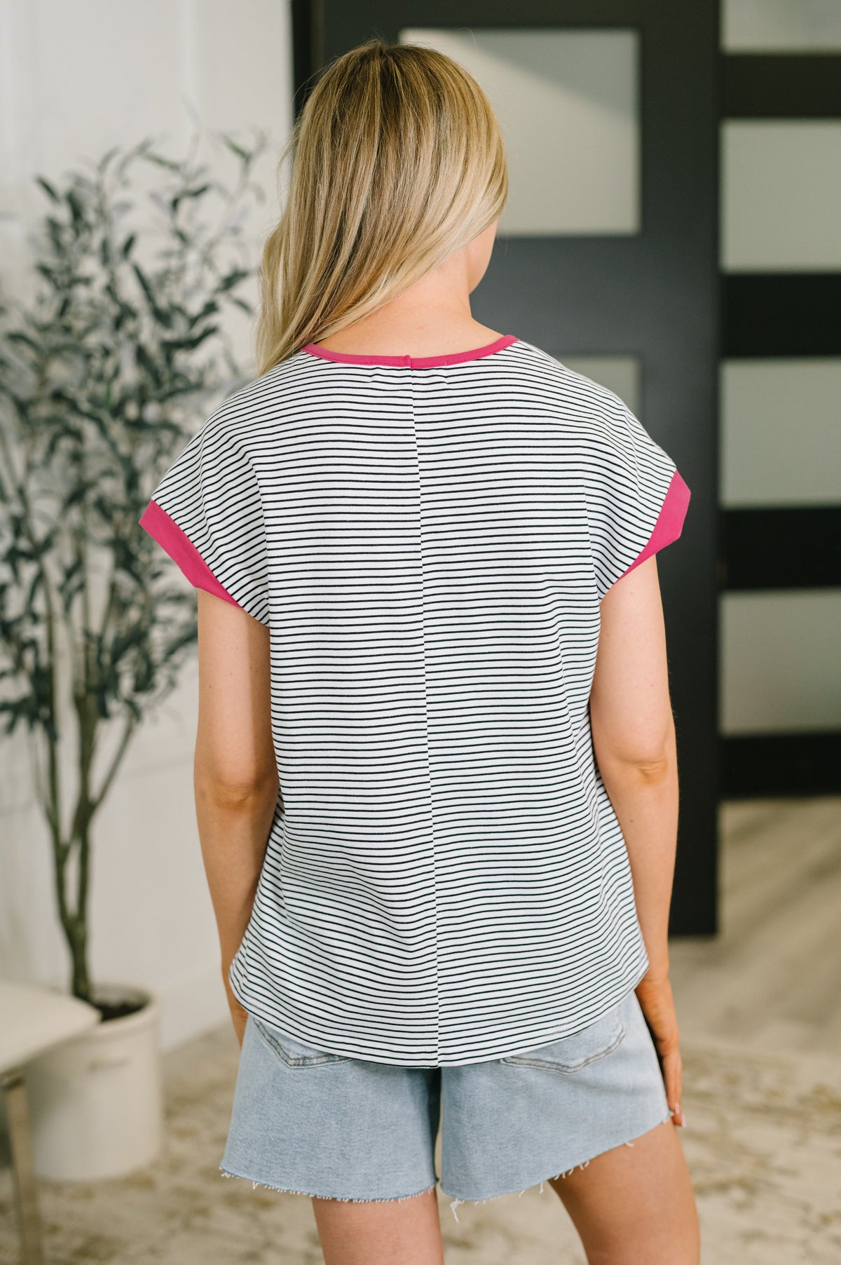 Emotionally Attached Trim Detail Tee