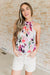 Feeling Lovely Floral Halter Blouse