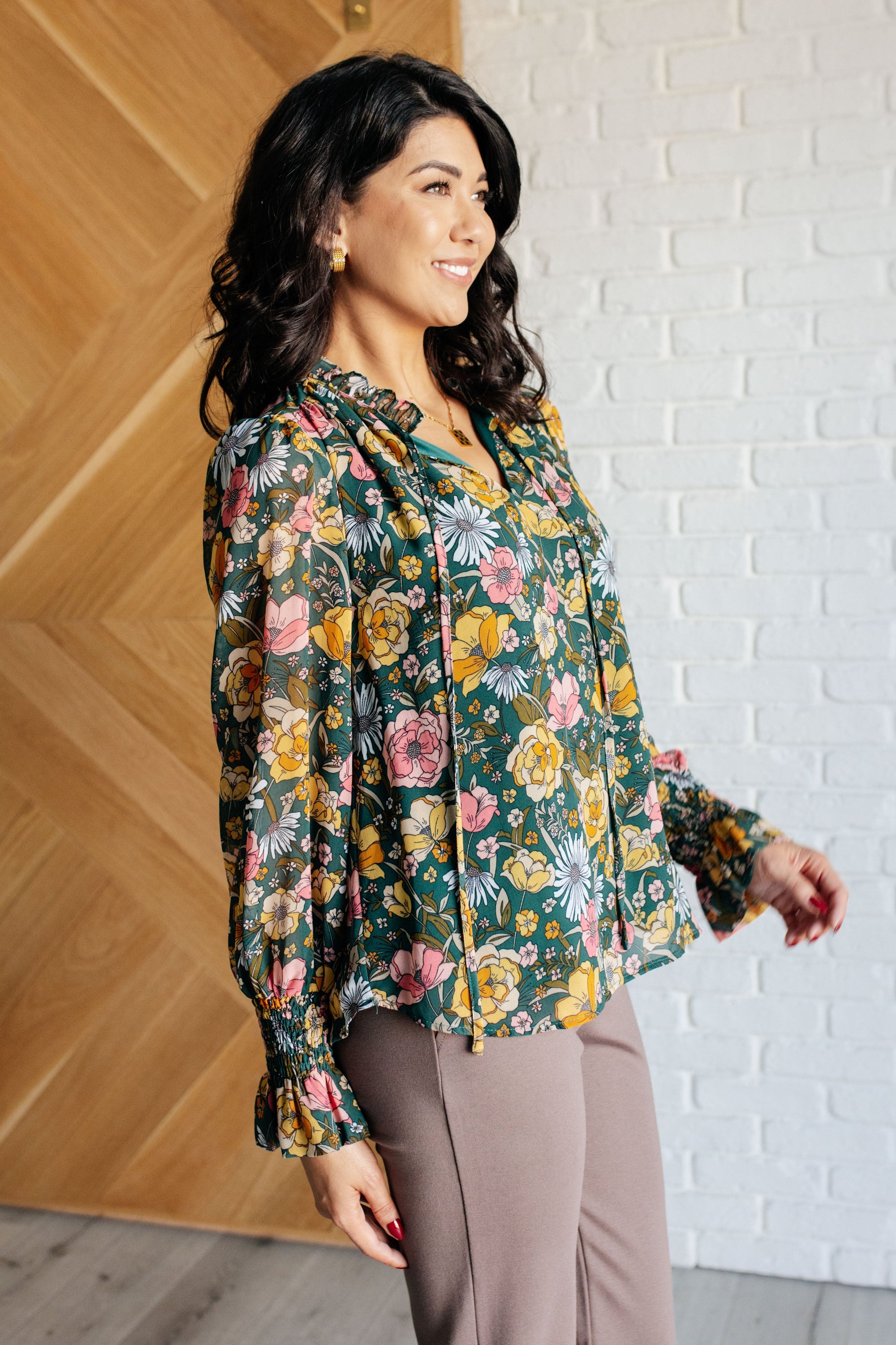 Ideal Ideas Floral Blouse