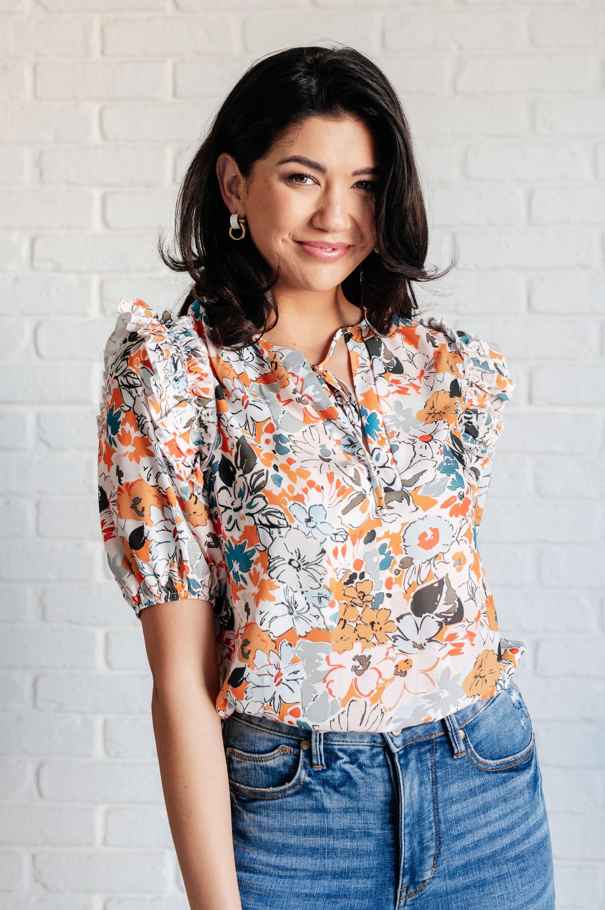 It&#39;s Intuitive Floral Blouse