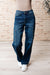 Leila High Rise Cargo Straight Jeans