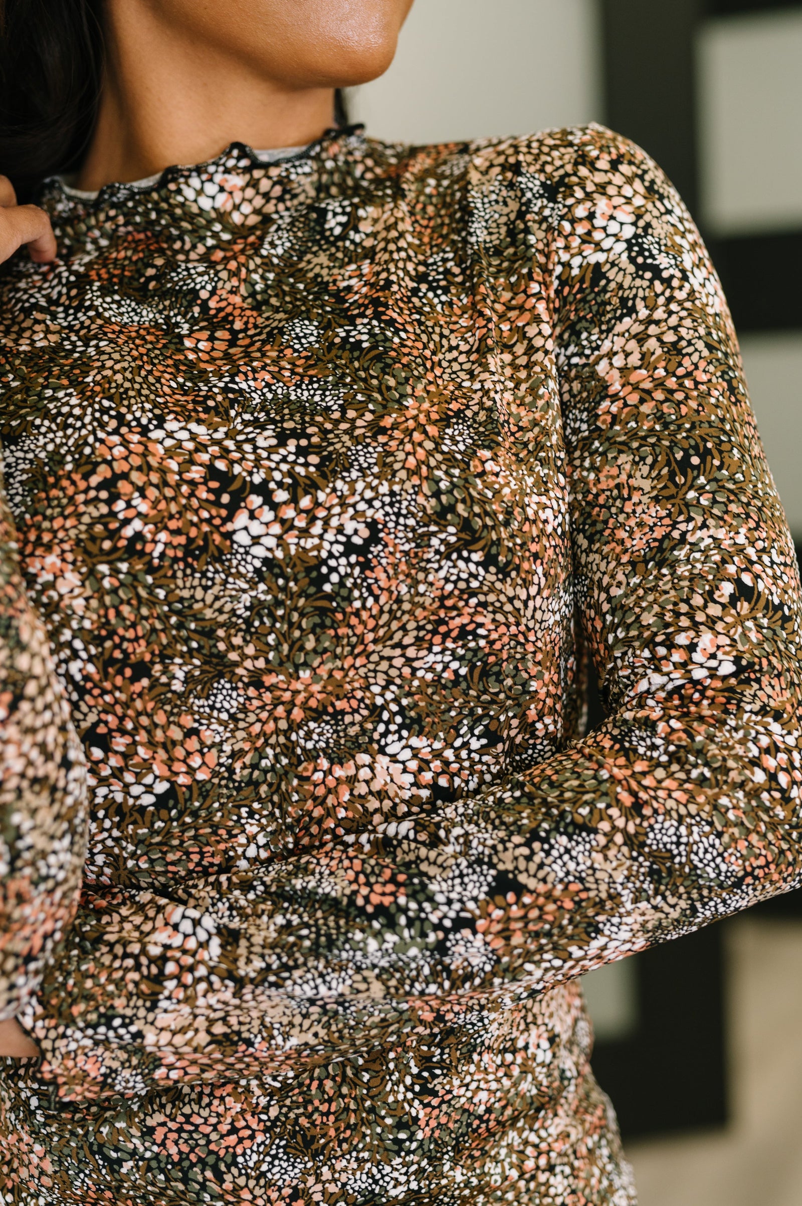 Loud and Proud Long Sleeve Lettuce Hem Top