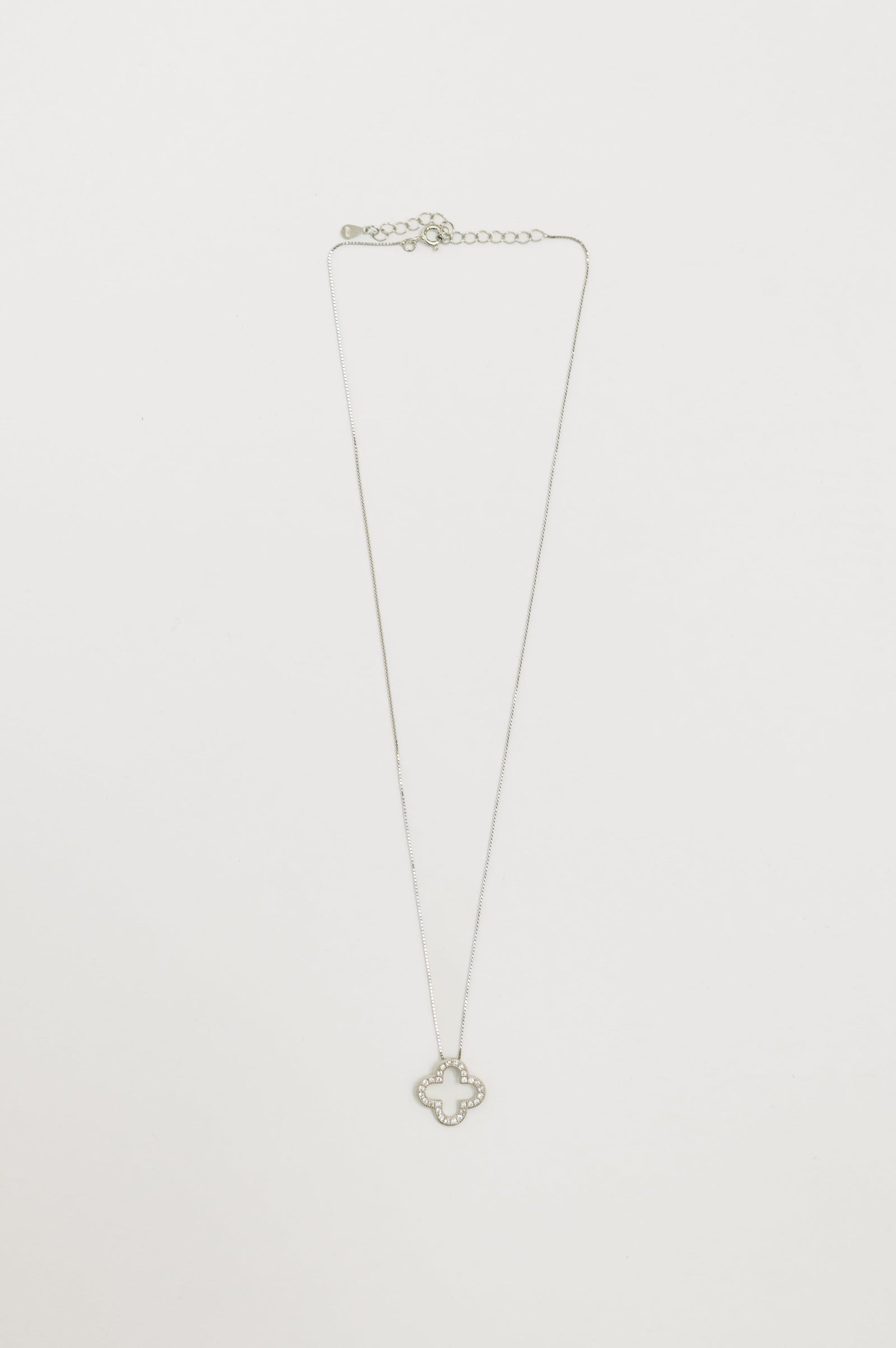 Lucky Girl Syndrome Sterling Silver Pendant Necklace