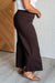 Magic Wide Leg Crop Pants in Chocolate