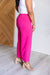 Magic Wide Leg Crop Pants in Hot Pink