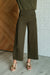 Magic Wide Leg Crop Pants in Olive