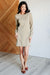 Milan Travel Shift Dress in Sage