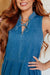 Perfect Choice Denim Maxi Dress