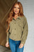 Primrose Corduroy Jacket in Olive