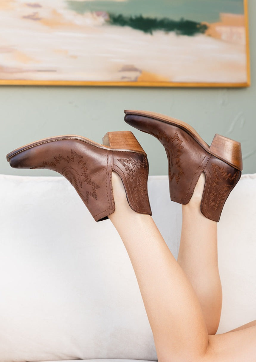 Kickin&#39; Booties in Brown