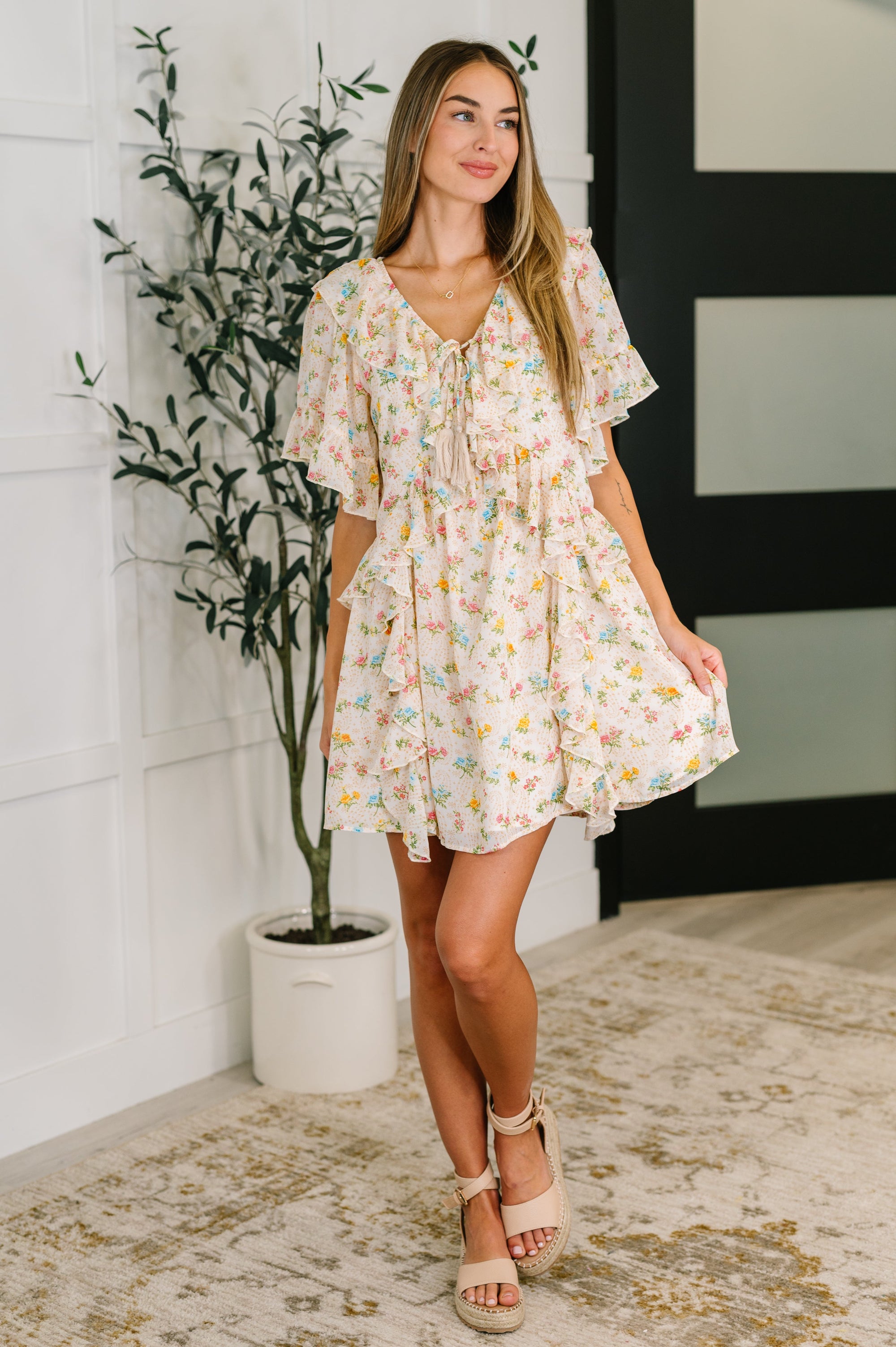 Sweet Escape Boho Floral Dress
