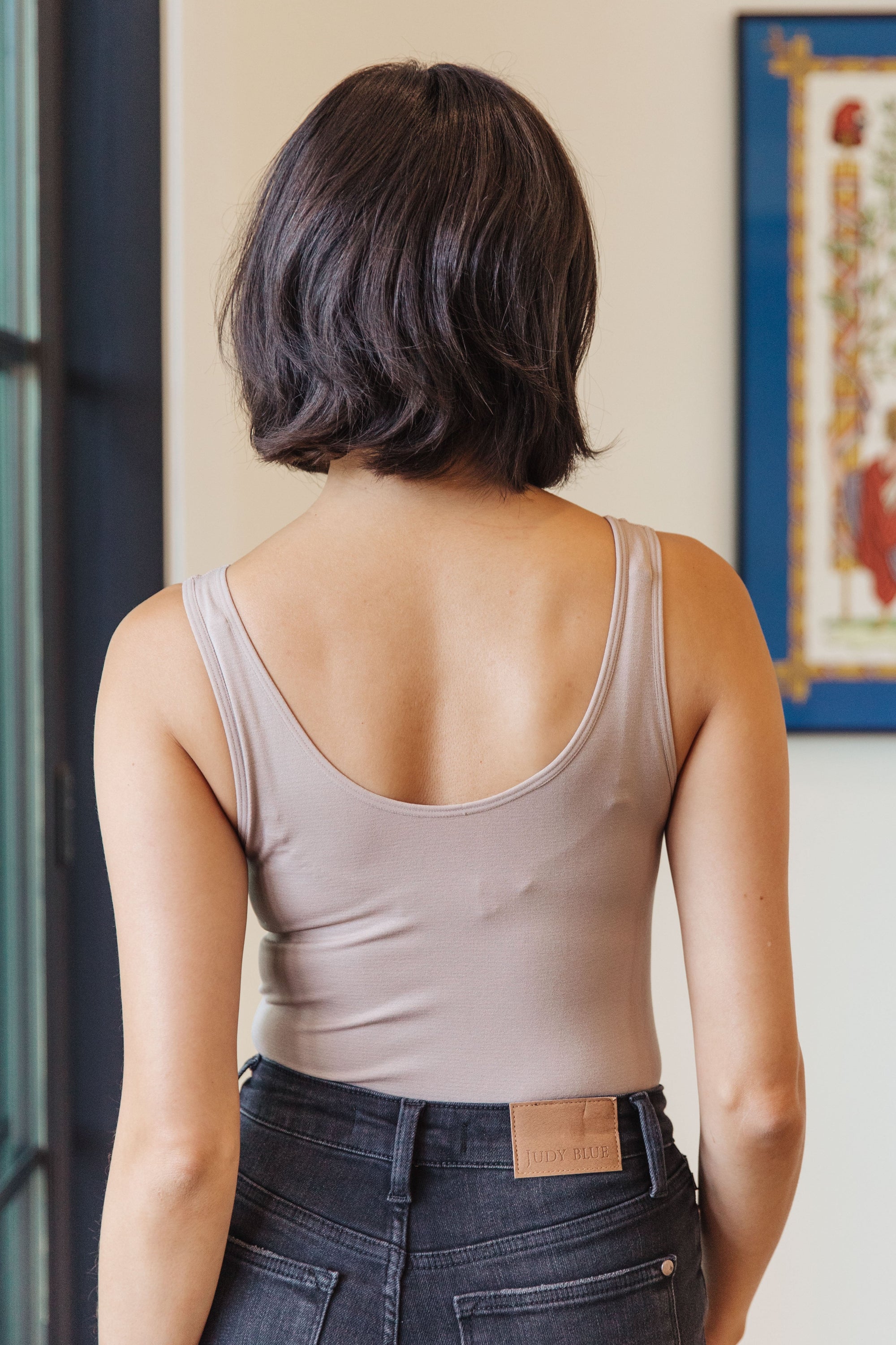 The Basics Bodysuit In Light Mocha