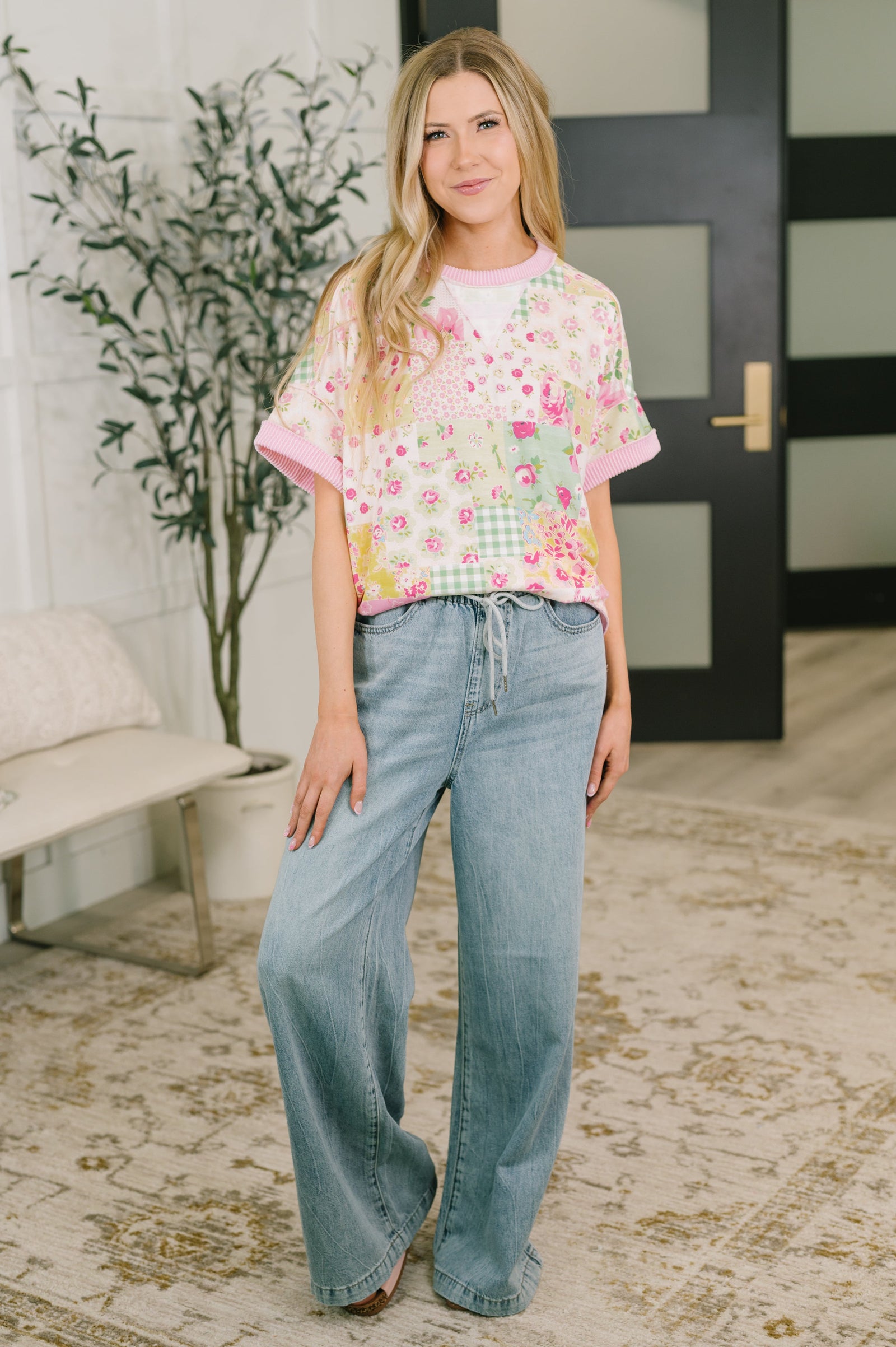 Until Tomorrow Patchwork Relaxed Tee