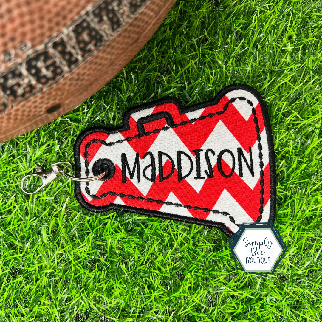 Megaphone Bag Tag