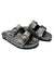 Intertwine Dual Woven Strap Slide in Pewter