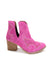 Journee Ankle Boots in Magenta