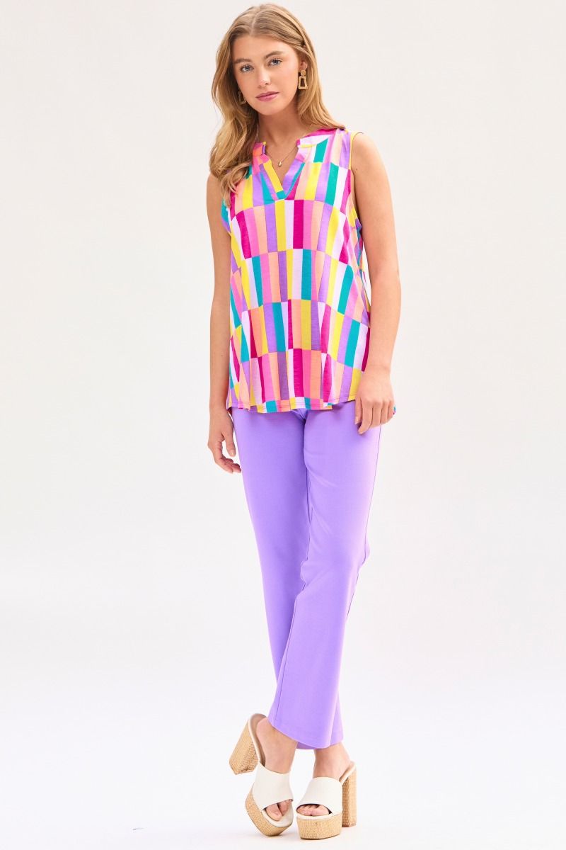 Dear Scarlett Lizzy Tank Top in Multi