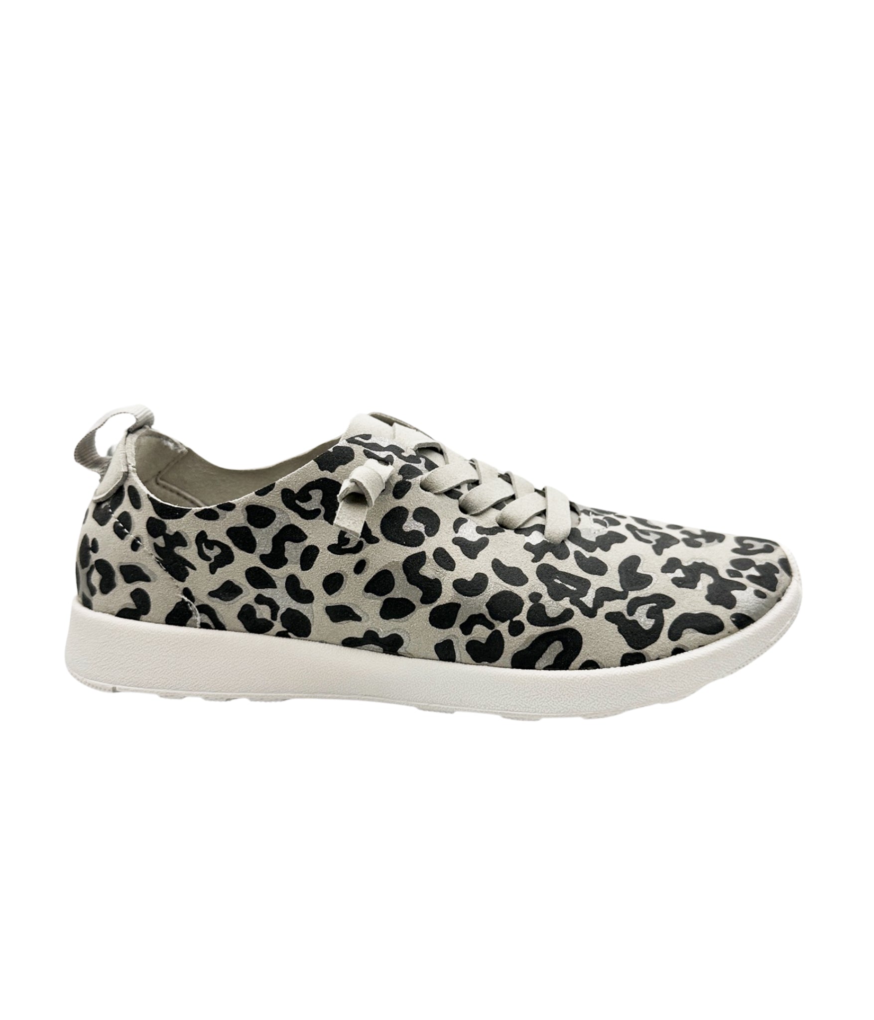 Mayo Sneaker in Light Grey Leopard