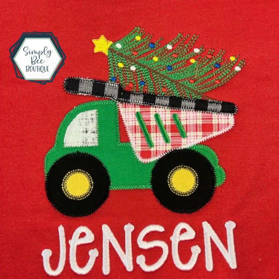 Christmas Dump Truck