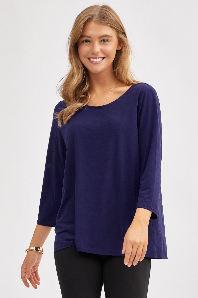 Dear Scarlett Signature Classic Round Neck Top