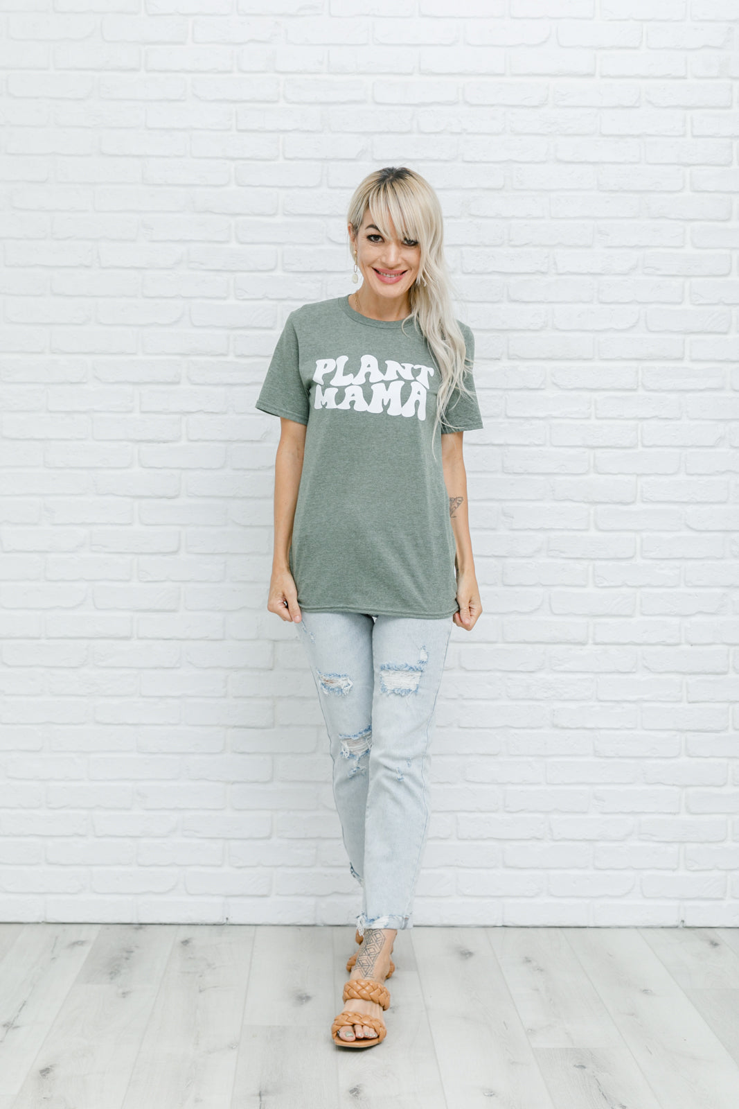 Green Thumb Graphic Tee Womens 