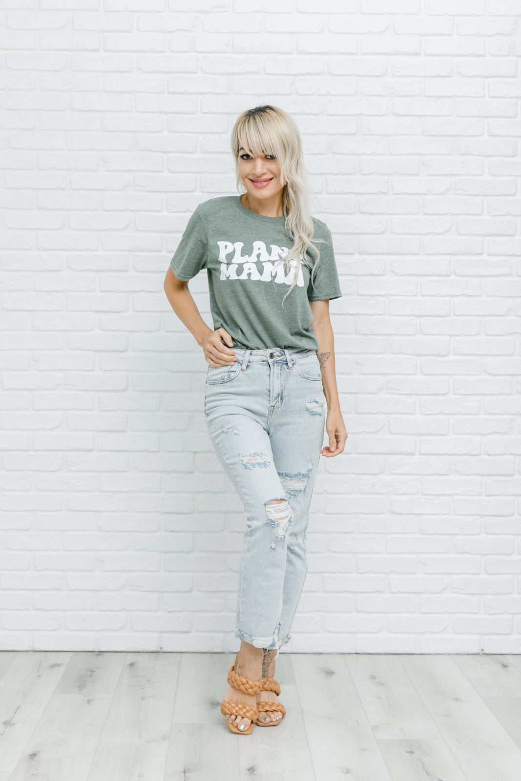 Green Thumb Graphic Tee Womens 