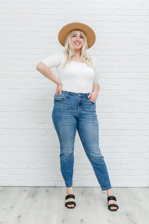 High Waist Slim Fit Jeans Womens 